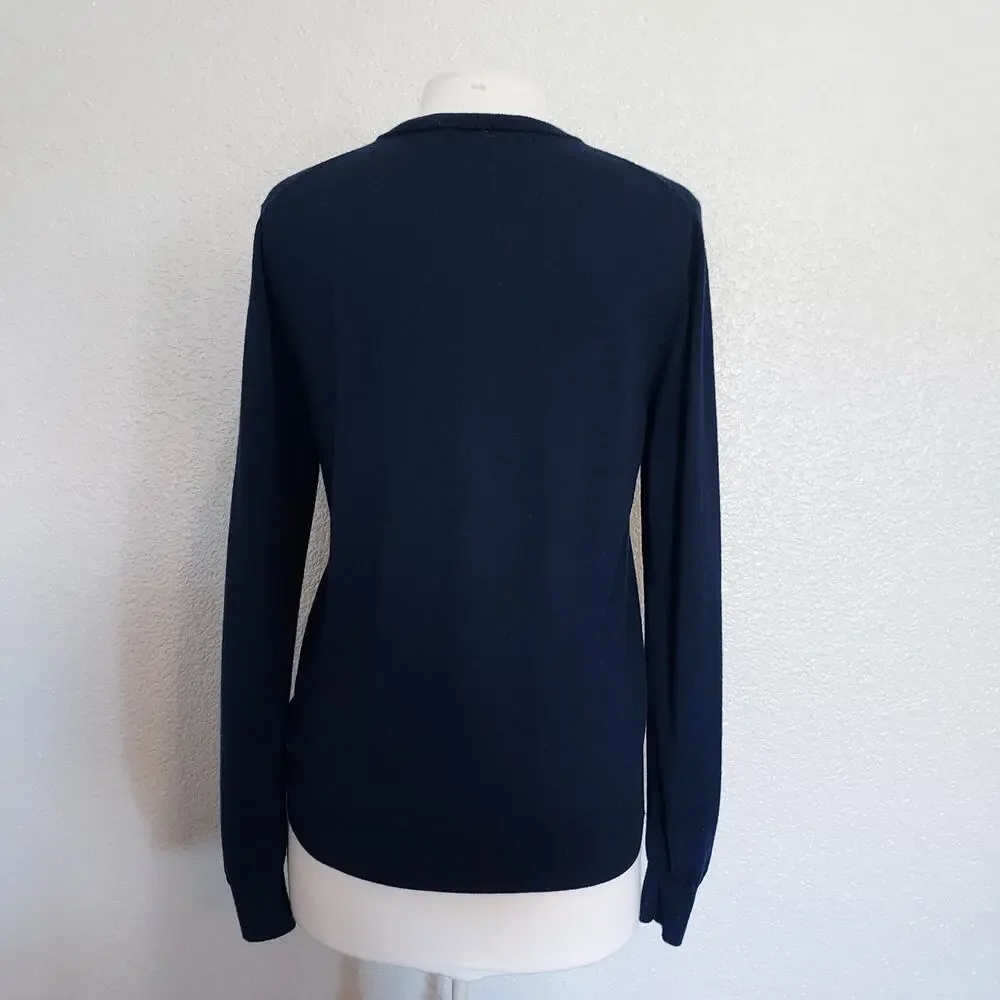 UNTUCKit Blue Merino Wool Sweater Size Small - Picture 7 of 10